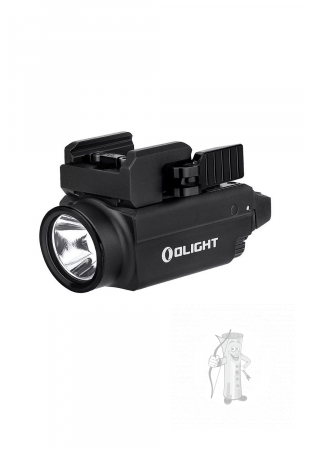 Svietidlo OLIGHT BALDR S Black, Zelený Laser, 800 lm
