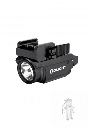 Svietidlo OLIGHT BALDR S Black, Zelený Laser, 600 lm