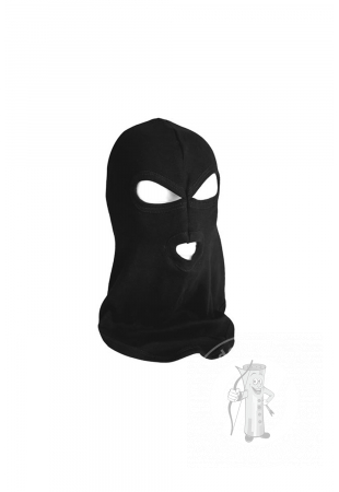 Kukla Balaclava MIL-TEC čierna 3-otvorová