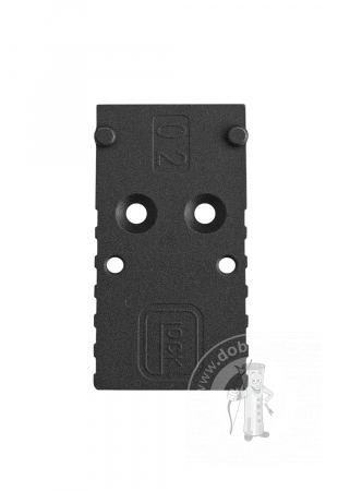Platnička na montáž kolimátora na Glock MOS 02