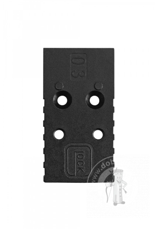 Platnička na montáž kolimátora na Glock MOS 03
