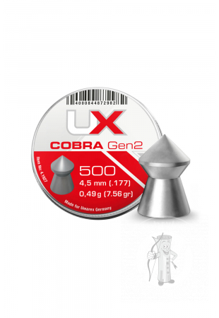 Diabolo UX Cobra Gen.2 4,5mm 500ks