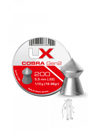 Diabolo UX Cobra Gen2 5,5mm 200ks