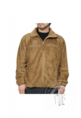 Mikina US JACKET FLEECE-coyote