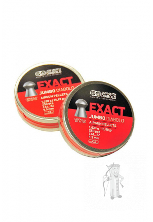Strelivo Diabolo JSB Jumbo Exact 5,5mm 250 ks