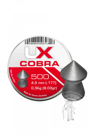 Diabolo UX Cobra 4,5mm 500ks
