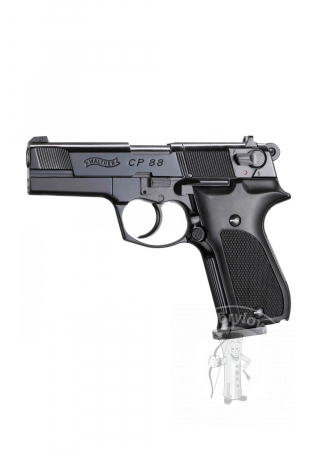 Pištoľ CO2 Walther CP 88 čierna, kal. 4,5mm diabolo