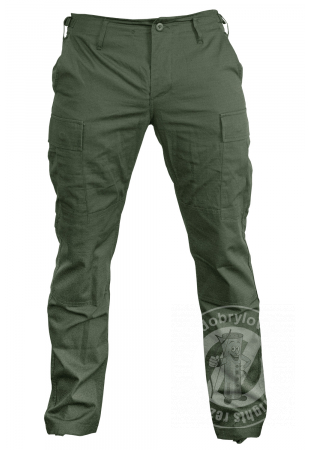 Nohavice US BDU FELDHOSE R/S ′SLIM FIT′ OLIV