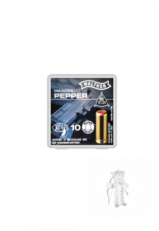 Náboj Walther peprový 9mm PAK 10ks
