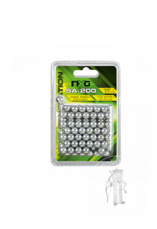 Guličky NXG SA-200 oceľové 9,5 mm, 100 ks