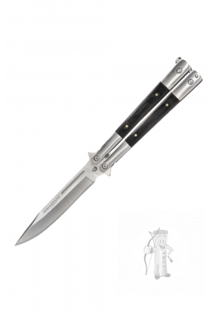 Nôž motýlik Magnum BALI SONG WOOD 06EX400