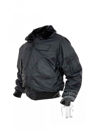Bunda Bomber SWAT zimná čierna Mil Tec